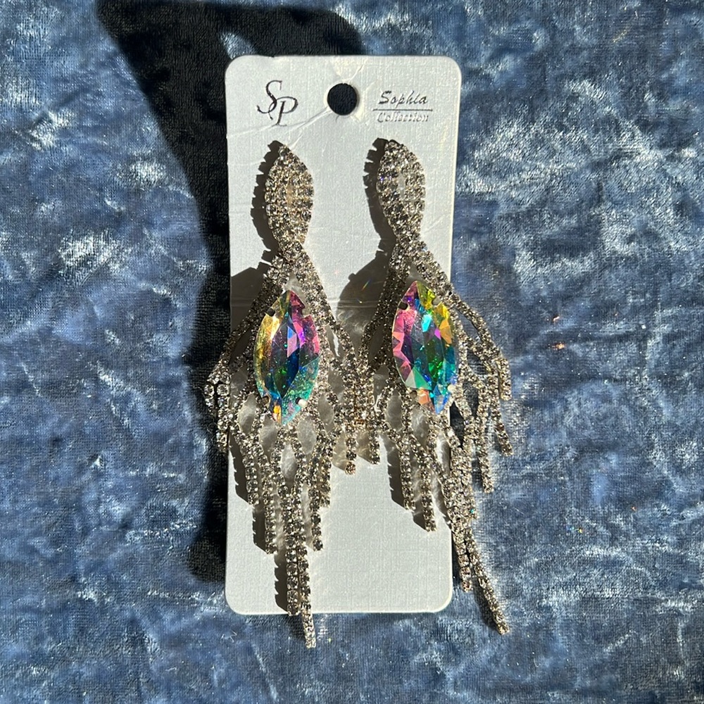 Sophia Collection Stage Bling AB Earrings